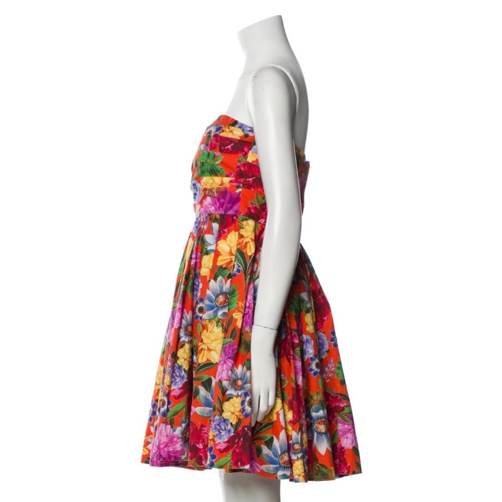 Cara Cara Nadia Floral Strapless Mini Dress Size Medium - Picture 3 of 7